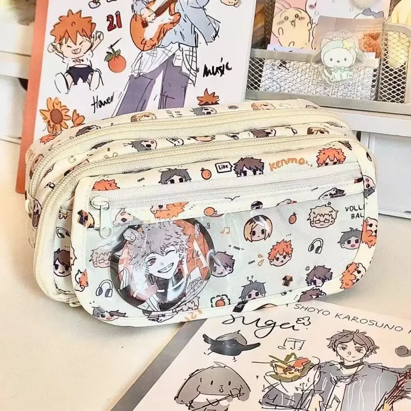 アニメ ハイキュー!! 痛絵柄のかわいいペンケース、漫画風文 - School Supplies のレビューと価格